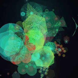 Hash art for denoland/deno